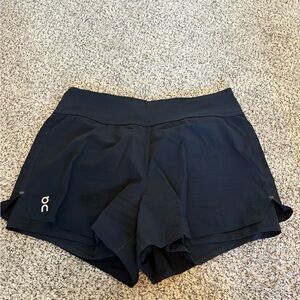 On Running Black Athletic Shorts